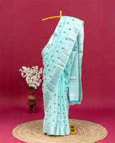 SC3084 - Linen Embroidery Meena Butta